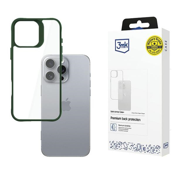 cps-e6278252c922988086f8d72f9dfb4ab7-2025-12-05-19-40-14 3MK SatinArmor+ Case iPhone 16 Pro Max6.9" green Military Grade - imagine 1