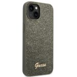 Guess GUHCP14SHGGSHN iPhone 14 / 15 / 13 6.1" green hard case Glitter Script - imagine 4