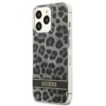 Guess GUHCP13LHSLEOK iPhone 13 Pro / 13 6,1" grey hardcase Leopard - imagine 2