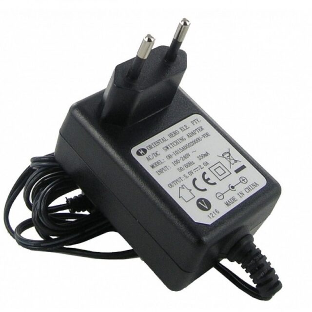 Yealink 5V/2A | Power supply | dedicated for T46G, T48G, T46S, T48S, T53W, T54W, T57W, T58V, T58A, T56A, T54S, T52S, EXP50