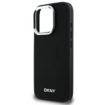 DKNY DKHMP16LPSCMCLK iPhone 16 Pro 6.3" black hardcase Plain Silver Logo MagSafe - imagine 6