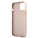 Guess GUHCP12MG4GFPI iPhone 12 / 12 Pro 6,1"pink hard case 4G Metal Gold Logo - imagine 7