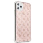 Guess GUHCN65TPERG iPhone 11 Pro Max pink hard case 4G Peony Glitter - imagine 5