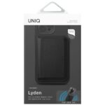 Magnetic RFID wallet UNIQ Lyden DS stand phone black - imagine 4