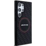 AMG AMHMS24L23SMRK S24 Ultra S928 black hardcase with Silicone Carbon Pattern and MagSafe - imagine 4