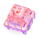 Mechanical keyboard Epomaker RT65 Flamingo Switch grey-white - imagine 7