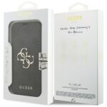 Guess Book 4G Metal Logo Case for iPhone 17 Pro Black - imagine 7