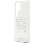 Case Karl Lagerfeld Rhinestones Karl Head Logo Samsung Galaxy S25 Ultra transparent - imagine 6
