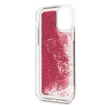 Guess GUHCN58GLHFLRA iPhone 11 Pro 5,8" raspberry hard case Glitter Hearts - imagine 4