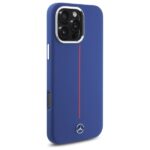 Mercedes MEHMP16X23SUMRV iPhone 16 Pro Max 6.9" navy hardcase Silicone Red Stripe MagSafe - imagine 4