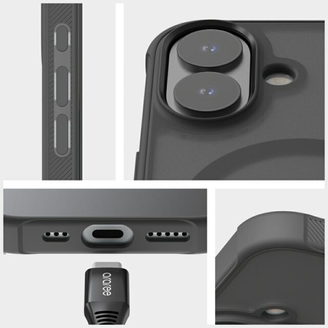 Araree Duple M Armor MagSafe Case for iPhone 17 Black - imagine 2