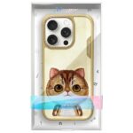 Nimmy case iPhone 16 Pro 6.3" khaki Big  Eyed Pet 2.0 Cat - imagine 9