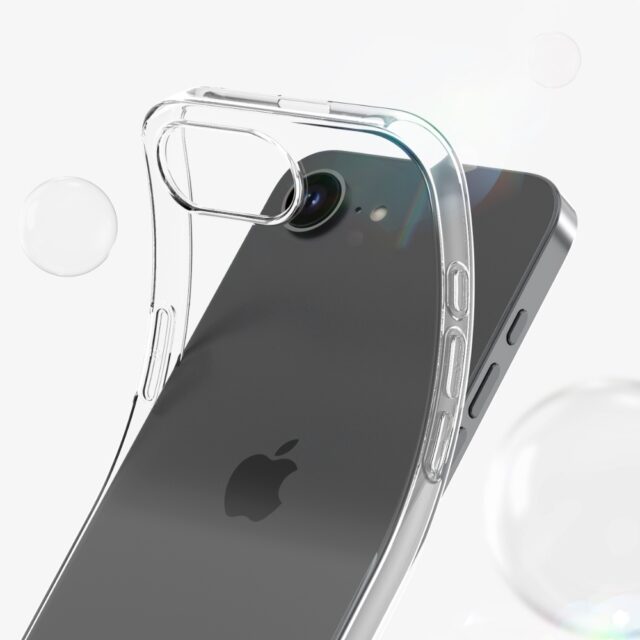 Araree A Fit case for iPhone 16e transparent - imagine 2