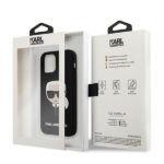 Karl Lagerfeld KLHCP12SSLKHBK iPhone 12 mini 5,4"  black hardcase Silicone Karl`s Head - imagine 9
