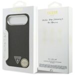Case Guess Glitter Triangle Logo MagSafe for iPhone Air black - imagine 8