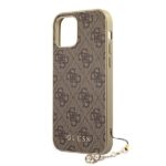 Guess GUHCP12LGF4GBR iPhone 12 Pro Max 6,7" brown hardcase 4G Charms Collection - imagine 6