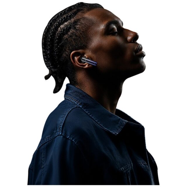 Earphones  Bluetooth USAMS Echo E02 TWS   ANC+ENC wireless black - imagine 6