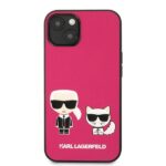 Karl Lagerfeld KLHCP13MPCUSKCP iPhone13 / 14 / 15 6,1" fuchsia hardcase Ikonik Karl & Choupette - imagine 3