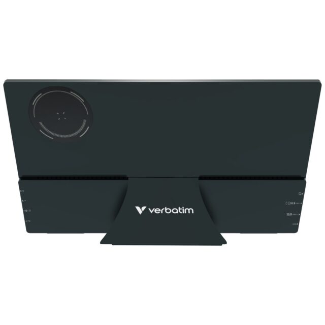 Portable Touch Monitor Verbatim ALU 13.3" WUXGA with 5000mAh Power Bank black 32087 - imagine 6