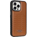 Audi Synthetic Leather MagSafe iPhone 14 Pro Max 6.7" brown hardcase AU-TPUPCMIP14PM-GT/D3-BN - imagine 6