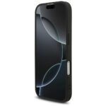 Case Guess 4G Strap Triangle Logo        MagSafe for iPhone 17 black - imagine 5