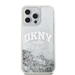 DKNY DKHCP15XLBNAET iPhone 15 Pro Max 6.7" white hardcase Liquid Glitter Big Logo - imagine 3
