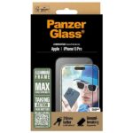 PanzerGlass Screen Protector AluminumFrame iPhone 16 Pro 6.3" Ultra-Wide Fit 2850 - imagine 4