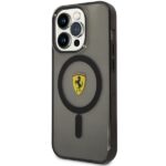 Ferrari FEHMP14XURKK iPhone 14 Pro Max 6.7" black hardcase Translucent Magsafe - imagine 2