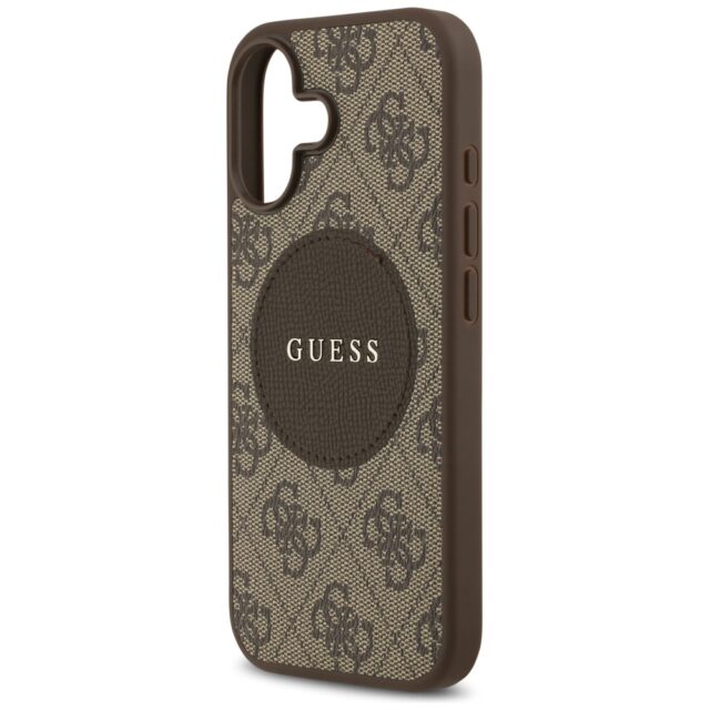 Case Guess 4G Circle Classic Logo        MagSafe for iPhone 17  brown - imagine 6