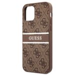 Guess GUHCP12M4GDBR iPhone 12/12 Pro 6,1" brown hardcase 4G Stripe - imagine 6