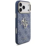Case Guess 4G Big 4G Classic Logo for iPhone 17 Pro Max blue gold - imagine 4