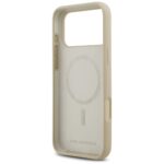 Case Karl Lagerfeld Silicone Karl Sketch & Logo MagSafe for iPhone 17 Pro Max brown - imagine 7