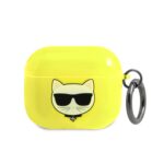 Karl Lagerfeld KLA3UCHFY AirPods 3 cover yellow Choupette