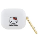 Hello Kitty HKAP3DKHSH AirPods Pro Cover White Silicone 3D Kitty Head