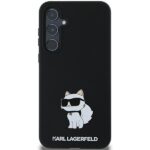 Karl Lagerfeld KLHCSA35SMHCNPK A35 A356 black hardcase Silicone Choupette - imagine 3