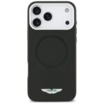 Case Aston Martin HC FW Logo MagSafe for  iPhone 17 Pro Max black - imagine 3