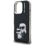 Case Karl Lagerfeld IML Aquarelle Karl   & Choupette & Logo for iPhone 16 Pro black - imagine 6
