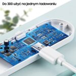 USAMS Mini UV-C Disinfecting Lamp Handheld Sterilizer white ZB159XDD01 (US-ZB159) - imagine 5