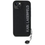 Karl Lagerfeld KLHCP15SPSAKDGCK iPhone 15 / 14 / 13 6.1" black hardcase Saffiano Rhinestones & - imagine 3