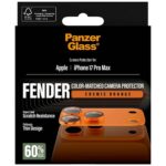 Tempered glass for lens PanzerGlass Fender Camera Protector for iPhone 17 Pro Max orange - imagine 5