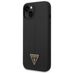 Guess GUHCP14MSLTGK iPhone 14 Plus / 15 Plus 6.7" black hardcase Silicone Triangle - imagine 2