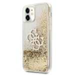 Guess GUHCN61LG4GGO iPhone 11 6,1" / Xr gold hardcase 4G Big Liquid Glitter - imagine 2