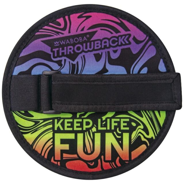 Waboba Throwback skill game 2x paddles 1x throwing shuttlecock - imagine 3