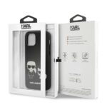 Karl Lagerfeld KLHCP12MPCUSKCBK iPhone 12/12 Pro 6,1" black hardcase Ikonik Karl & Choupette - imagine 10