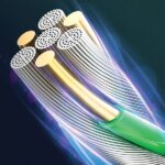 USAMS Braided U48 Lightning Cable 1.2m 2A Fast Charging with LED green SJ423USB02 (US-SJ423) - imagine 5