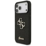 Guess Fixed Glitter Big 4G case for iPhone 17 Pro Max black - imagine 2