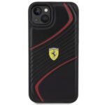 Ferrari FEHCP15MPTWK iPhone 15 Plus /14 Plus 6.7" black hardcase Twist Metal Logo - imagine 3