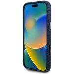 Case Guess Denim Triangle Logo MagSafe for iPhone 16 Pro Max blue - imagine 5