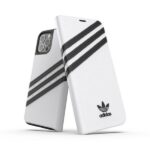 Adidas OR Booklet Case PU iPhone12/12 Pro 6,1" white black 42248