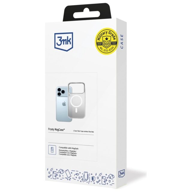 Case 3MK Frosty MagCase for Apple iPhone 17 Pro white - imagine 2